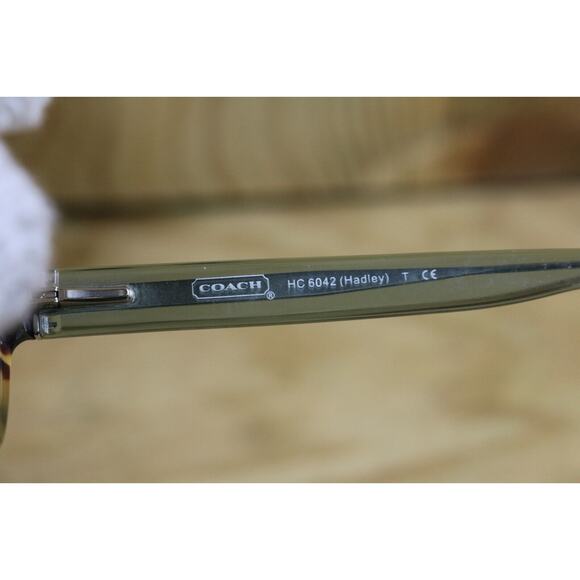 Coach Eyeglass Womens Dark Vintage Tortoise Eyeglasses with Case Hadley 5093 - Picture 10 of 10